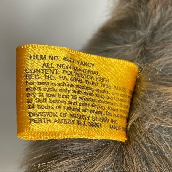 NWT 1992 Vintage 24K Special Effects Polar Puff dog terrier stuffed animal plaid - Picture 10 of 13